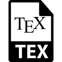Icone do projeto de uso do TeX